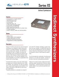 XS Datasheet.indd - Herley