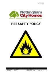 NCH Fire Safety Policy v2 - Nottingham City Homes