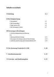 IV Der Kreuzzug Friedrichs II. 1228 - Das Mittelalter in Deutschland!