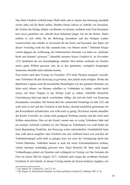 IV Der Kreuzzug Friedrichs II. 1228 - Das Mittelalter in Deutschland!