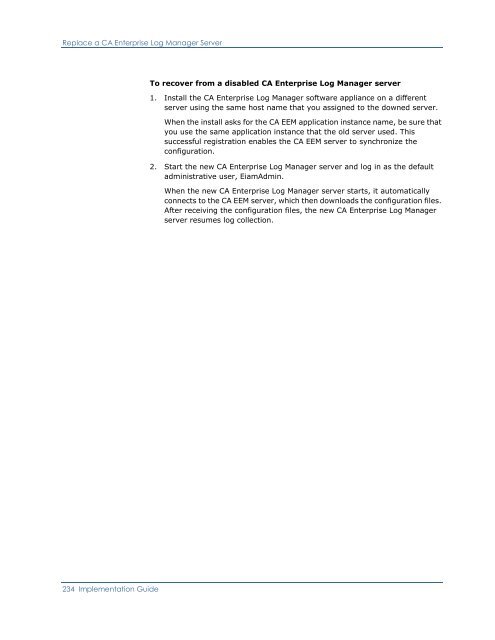 Installing CA Enterprise Log Manager - CA Technologies