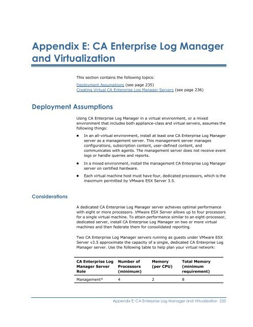 Installing CA Enterprise Log Manager - CA Technologies