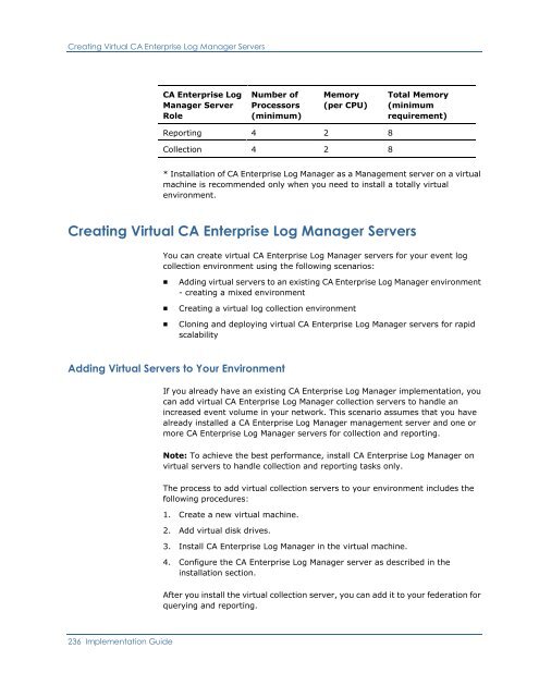 Installing CA Enterprise Log Manager - CA Technologies