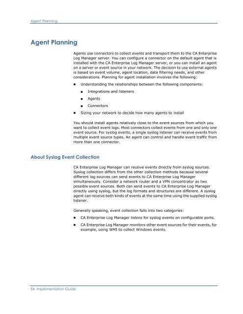 Installing CA Enterprise Log Manager - CA Technologies