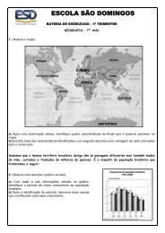 Geografia - Escola São Domingos