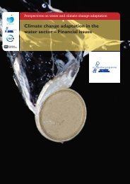 Climate change adaptation in the water sector â Financial issues