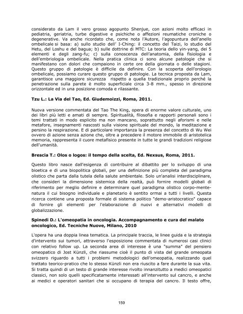 ANNO XVI â N. 63 â Dicembre 2012 - Agopuntura.org