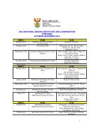 1 2012 national senior certificate (nsc) examination timetable ...