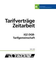 iGZ-DGB-Tarifvertrag - Poolia