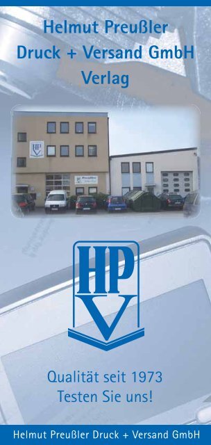 Helmut Preußler Druck + Versand GmbH Verlag