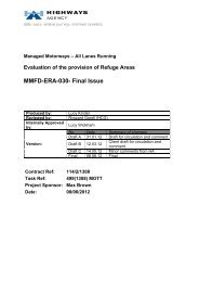 MMFD-ERA-030- Final Issue - Highways Agency