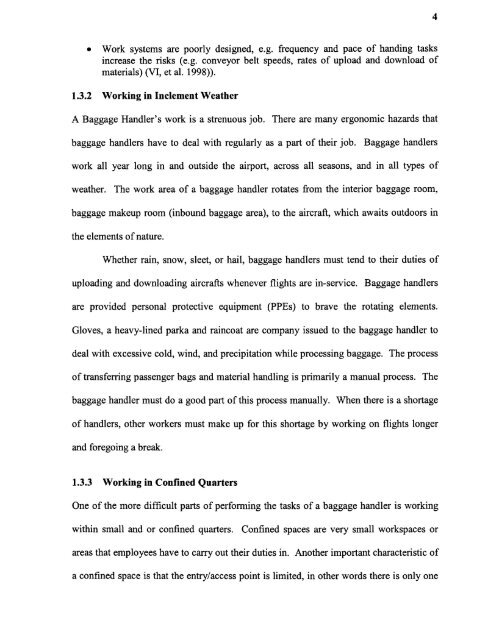 An ergonomic assessment of the airline baggage handler