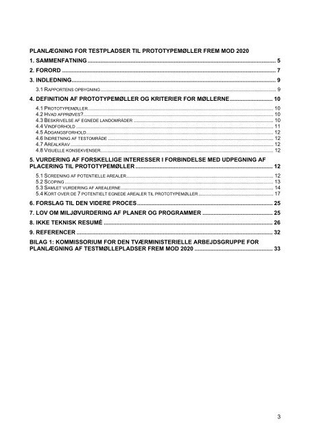 Rapport, planlaegn. for testpladser.pdf - RingkÃ¸bing-Skjern Kommune