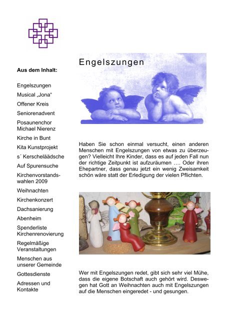 Wir sagen - Evangelische Kirchengemeinde Westhofen und Abenheim
