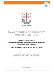 piano di tutela dell'ambiente marino e costiero norme di attuazione