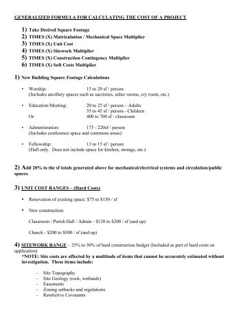 CCSI Cost Estimator