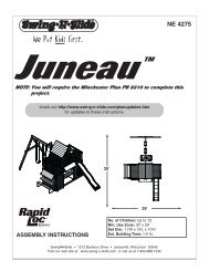 PlayHouse Assembly Instructions - Swing-N-Slide