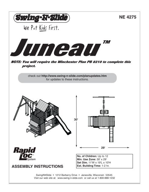 PlayHouse Assembly Instructions - Swing-N-Slide