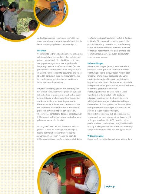digitale jaarverslag 2011 - Stichting Pioneering