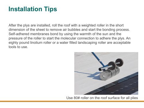 Self-Adhered Modified Bitumen Technology - Ron Blank ...