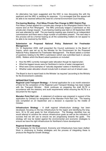 Complete agenda for October 2009 Council Meeting (pdf, 1610KB)