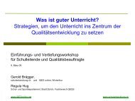 Was ist guter Unterricht? - IQES online