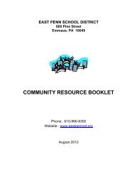 Resource Guide - East Penn School District