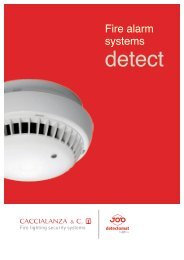 Fire alarms system detect (pdf) - Caccialanza & C.