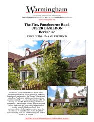 The Firs, Pangbourne Road UPPER BASILDON ... - Warmingham