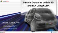 Particle Dynamics with MBD and FEA Using CUDA