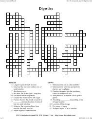 Custom Crossword Puzzle