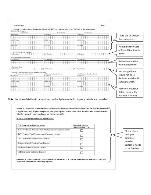 Guidelines for filling up CS-S1 Form - CRA