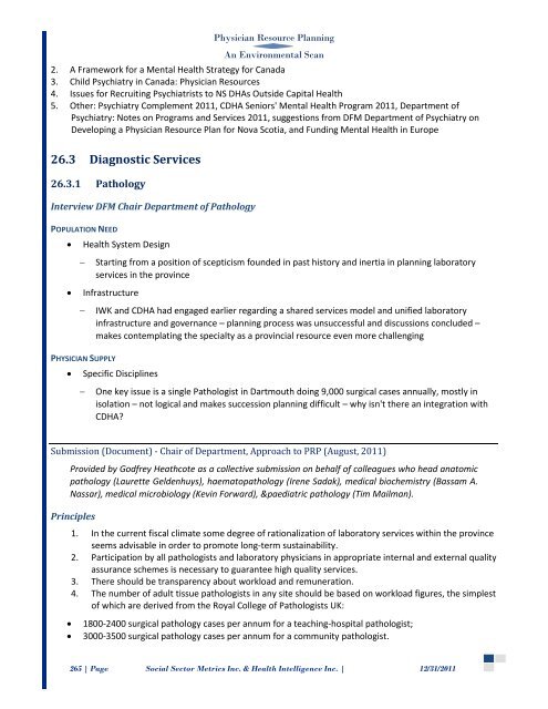 Environmental Scan - Government of Nova Scotia