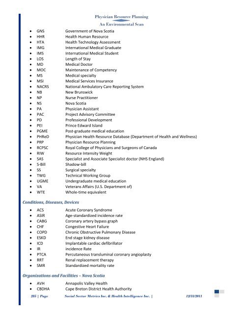 Environmental Scan - Government of Nova Scotia