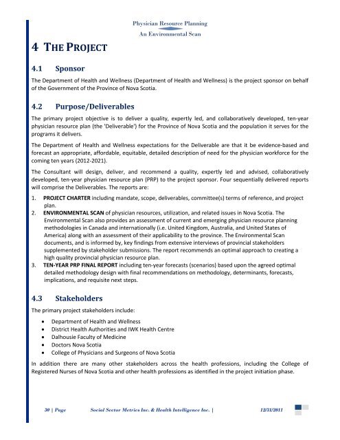 Environmental Scan - Government of Nova Scotia