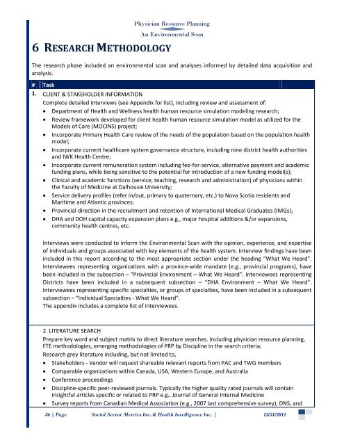 Environmental Scan - Government of Nova Scotia