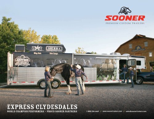 EXPRESS CLYDESDALES - Sooner Trailer