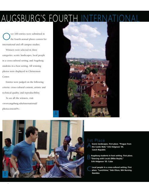 Download the Summer 2004 PDF - Augsburg College