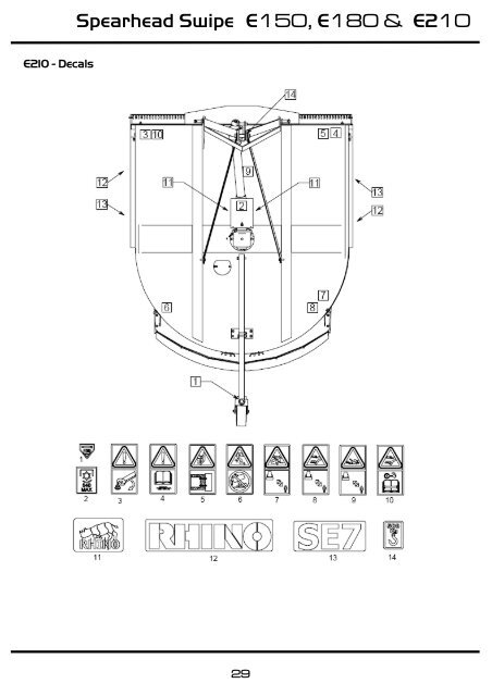 Swipe E150 / E180 / E210 - Spearhead Machinery Ltd - UK.COM