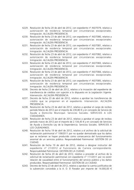 acta nº 46/1115 junta de gobierno local sesión ordinaria