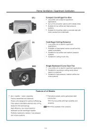 Home Ventilation / Apartment Ventilation - Fans Direct