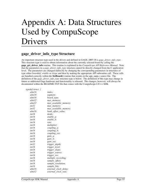 CompuScope SDK Manua.. - Egmont Instruments