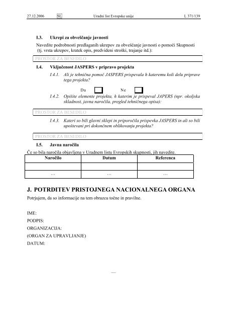 UREDBA KOMISIJE (ES) št. 1828/2006 z dne 8. decembra 2006 o ...