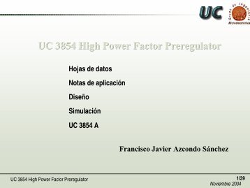 Controladores para CorrecciÃ³n del Factor de Potencia. El UC3854