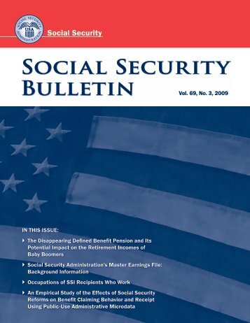 Download entire publication - Social Security