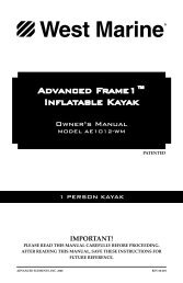 Advanced Frame1™ Inflatable Kayak - West Marine