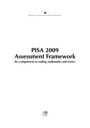 PISA 2009 Assessment Framework: Key Competencies in Reading ...