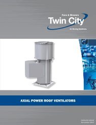 axial power roof ventilators - Twin City Fan & Blower