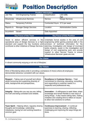 job description of civil engineer