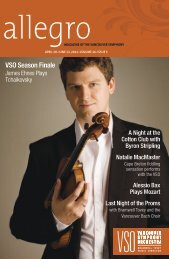 VSO Season Finale - Vancouver Symphony Orchestra